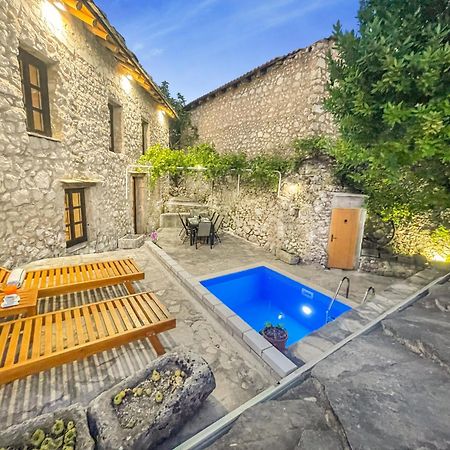 Villa Historic Pocitelj With Pool And Incredible Views On The River And Landmarks 외부 사진